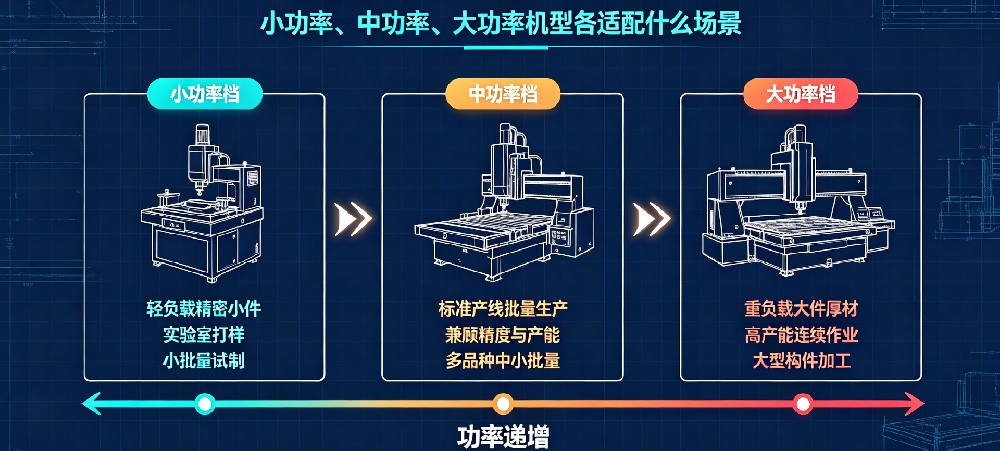 设备功率档位怎么分？——小功率、中功率、大功率机型各适配什么场景