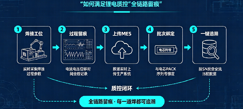产线焊接数据可追溯，如何满足锂电质控