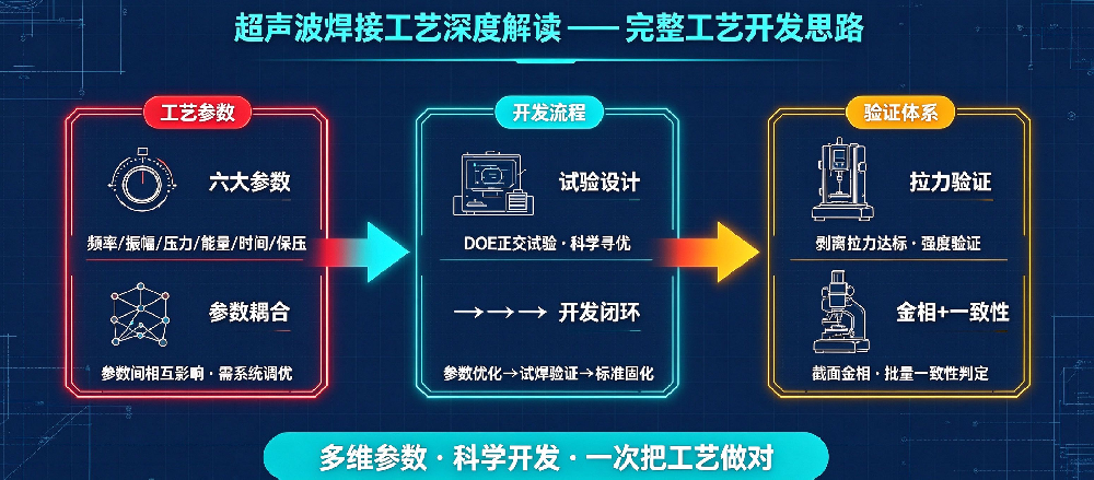 超声波焊接工艺深度解读，多维度搭建完整工艺开发思路
