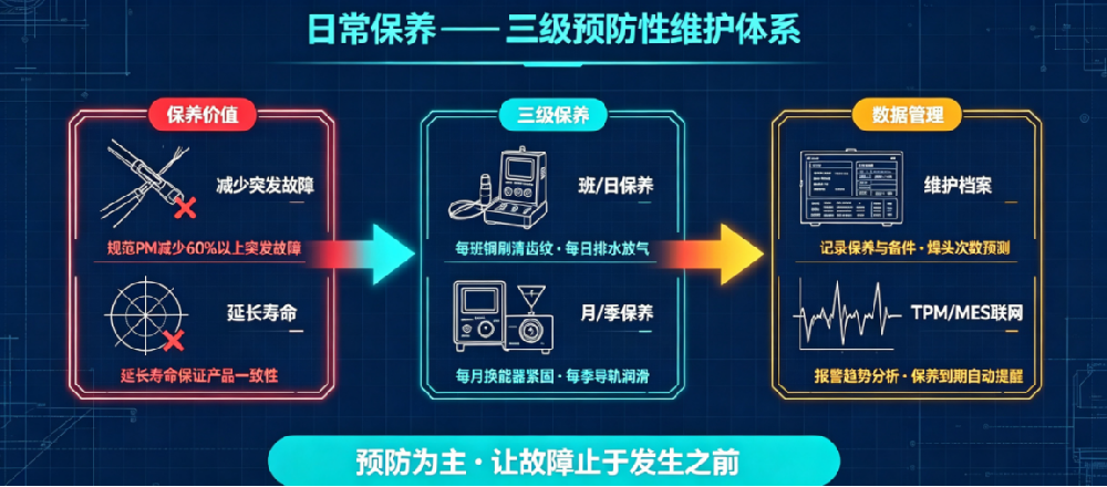 超声波焊接设备日常保养与预防性维护